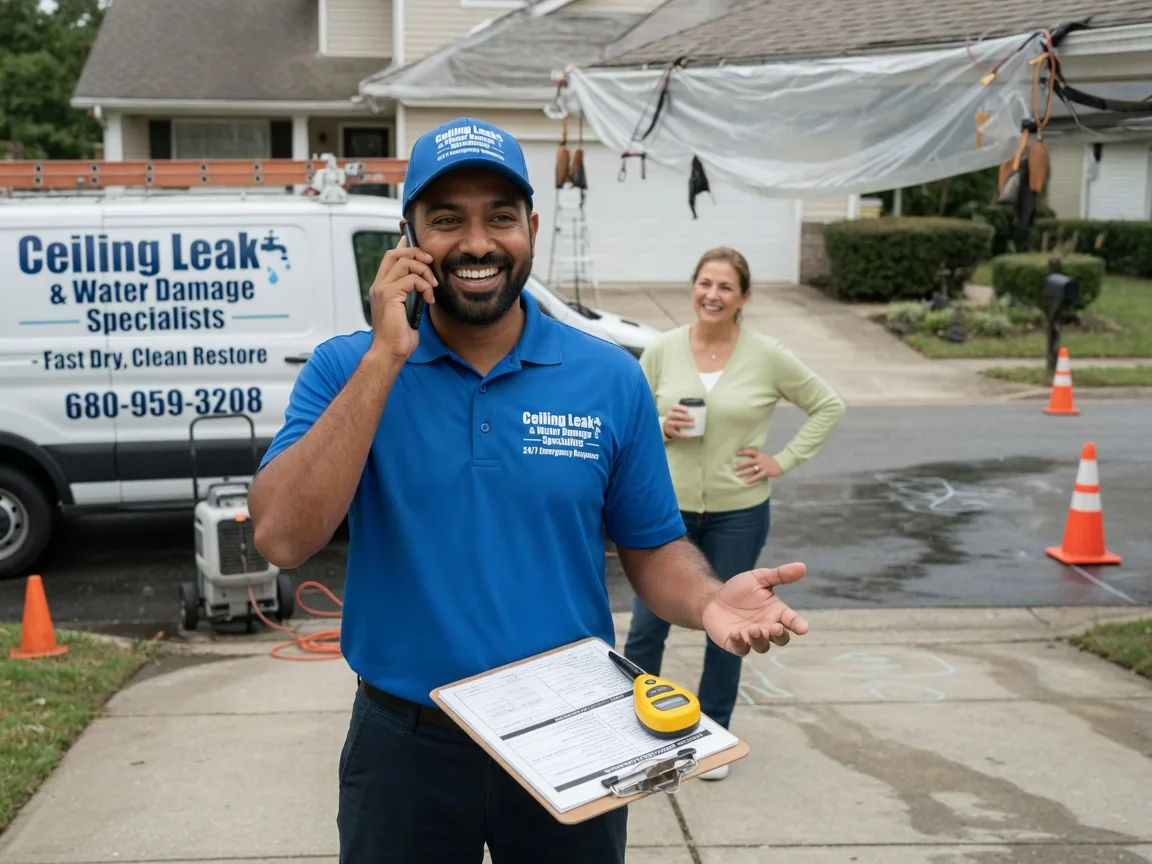 Ceiling Leak Cleanup Lauderdale, MS FAQs